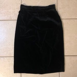Vintage Gucci velvet pencil skirt